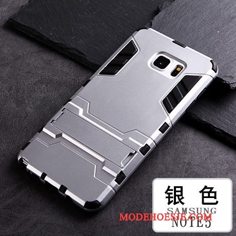 Hoesje Samsung Galaxy Note 5 Siliconen Telefoon Groen, Hoes Samsung Galaxy Note 5 Ondersteuning Anti-fall