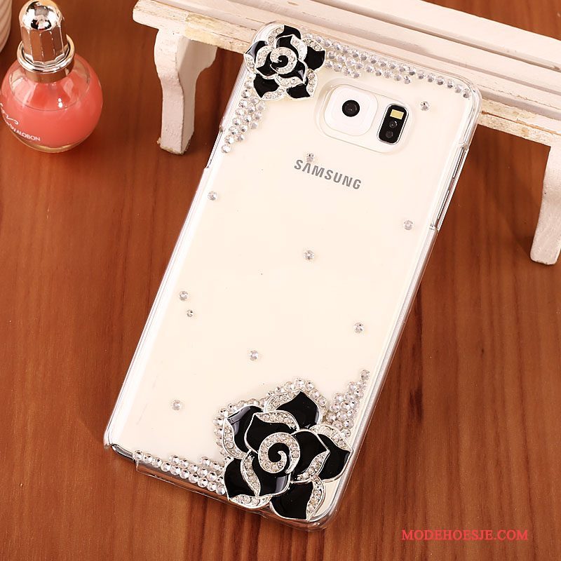 Hoesje Samsung Galaxy Note 5 Strass Hard Goud, Hoes Samsung Galaxy Note 5 Bescherming Telefoon