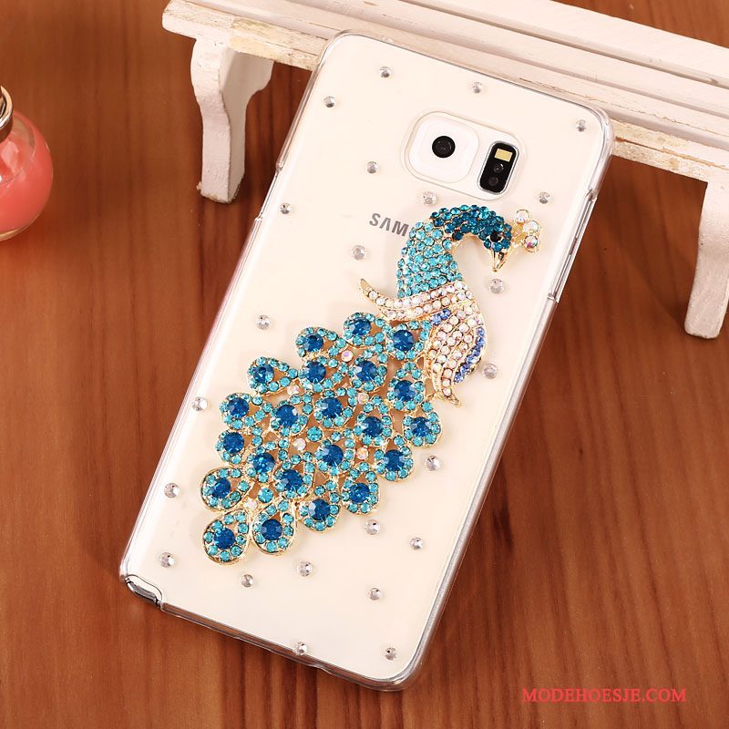 Hoesje Samsung Galaxy Note 5 Strass Hard Goud, Hoes Samsung Galaxy Note 5 Bescherming Telefoon