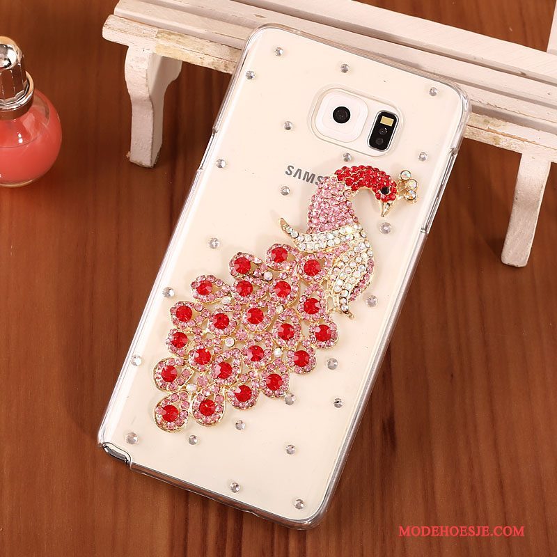 Hoesje Samsung Galaxy Note 5 Strass Hard Goud, Hoes Samsung Galaxy Note 5 Bescherming Telefoon