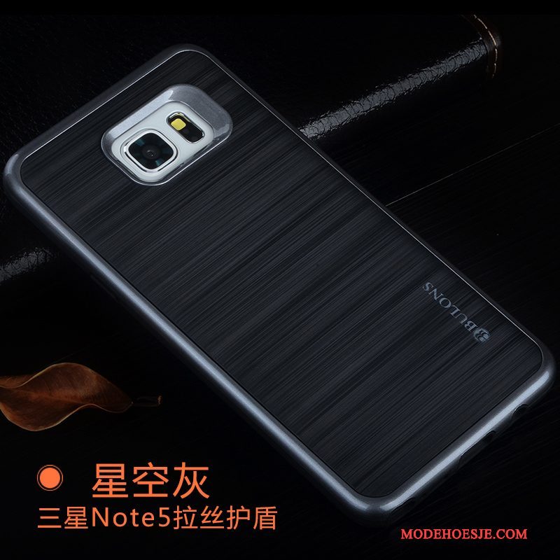 Hoesje Samsung Galaxy Note 5 Zacht Achterklep Anti-fall, Hoes Samsung Galaxy Note 5 Bescherming Trendtelefoon