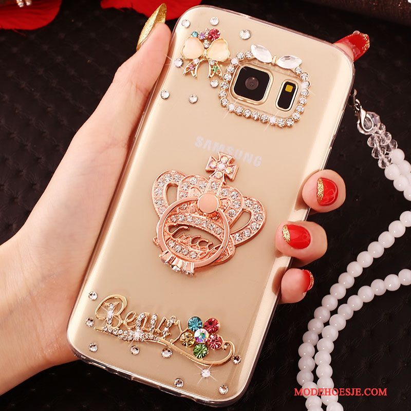 Hoesje Samsung Galaxy Note 5 Zacht Hanger Ring, Hoes Samsung Galaxy Note 5 Siliconen Rozetelefoon