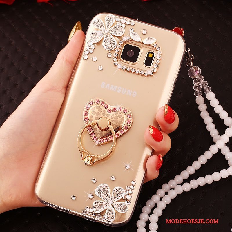 Hoesje Samsung Galaxy Note 5 Zacht Hanger Ring, Hoes Samsung Galaxy Note 5 Siliconen Rozetelefoon