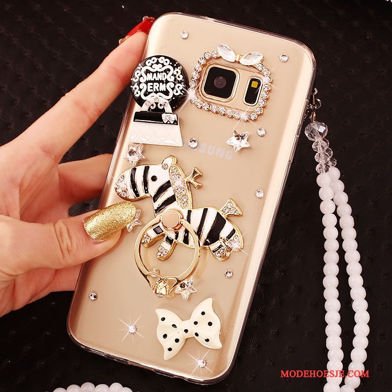 Hoesje Samsung Galaxy Note 5 Zacht Hanger Ring, Hoes Samsung Galaxy Note 5 Siliconen Rozetelefoon