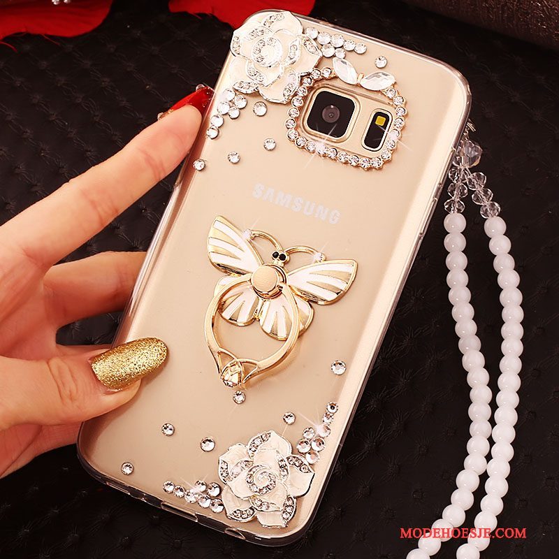 Hoesje Samsung Galaxy Note 5 Zacht Hanger Ring, Hoes Samsung Galaxy Note 5 Siliconen Rozetelefoon