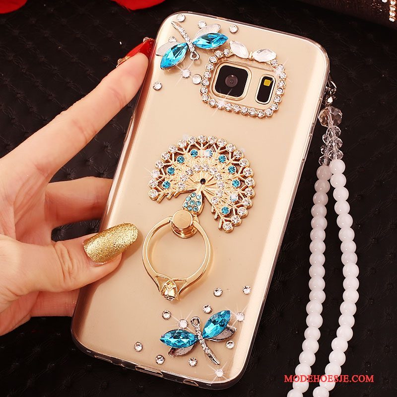 Hoesje Samsung Galaxy Note 5 Zacht Hanger Ring, Hoes Samsung Galaxy Note 5 Siliconen Rozetelefoon