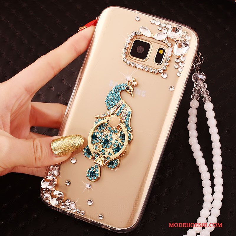 Hoesje Samsung Galaxy Note 5 Zacht Hanger Ring, Hoes Samsung Galaxy Note 5 Siliconen Rozetelefoon