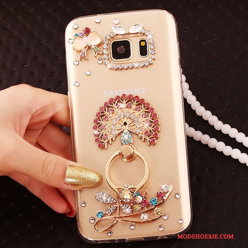 Hoesje Samsung Galaxy Note 5 Zacht Hanger Ring, Hoes Samsung Galaxy Note 5 Siliconen Rozetelefoon