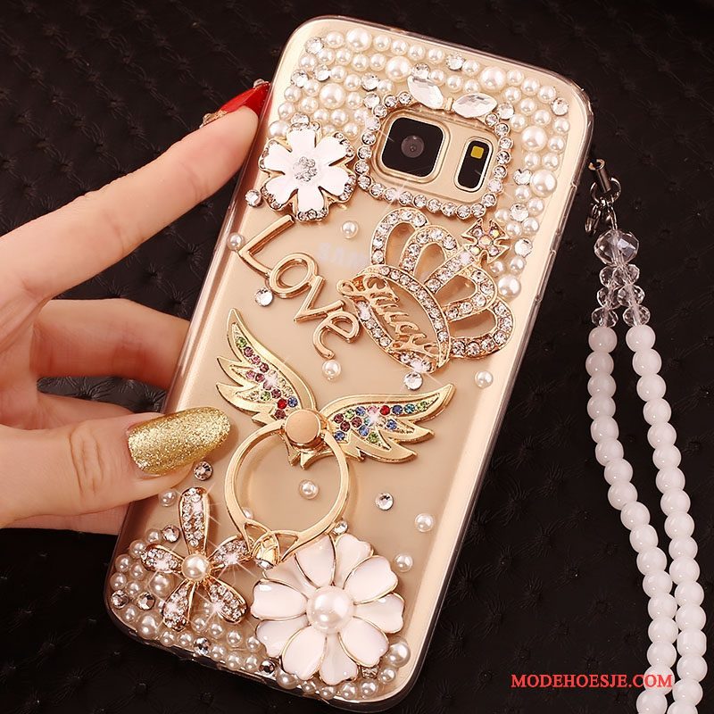 Hoesje Samsung Galaxy Note 5 Zacht Hanger Ring, Hoes Samsung Galaxy Note 5 Siliconen Rozetelefoon