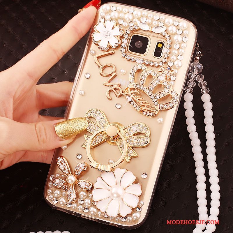 Hoesje Samsung Galaxy Note 5 Zacht Hanger Ring, Hoes Samsung Galaxy Note 5 Siliconen Rozetelefoon