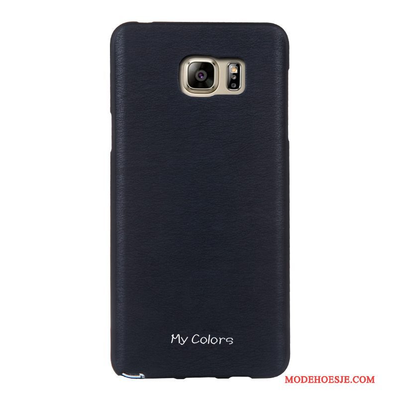 Hoesje Samsung Galaxy Note 5 Zacht Telefoon Rood, Hoes Samsung Galaxy Note 5 Leer Bedrijf