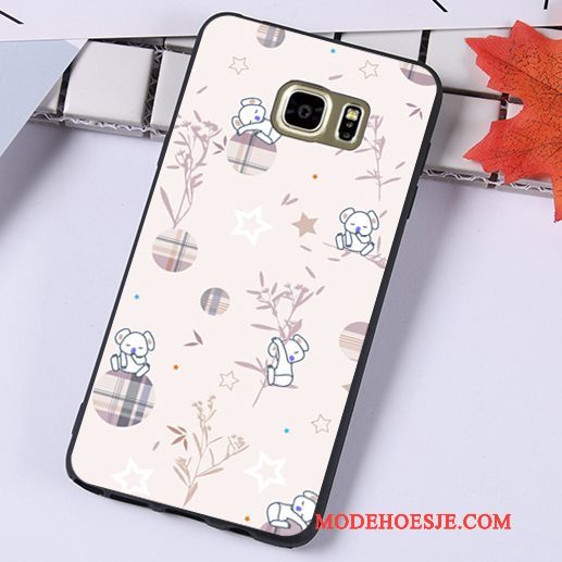 Hoesje Samsung Galaxy Note 5 Zakken Anti-fall Persoonlijk, Hoes Samsung Galaxy Note 5 Spotprent Telefoon Zwart