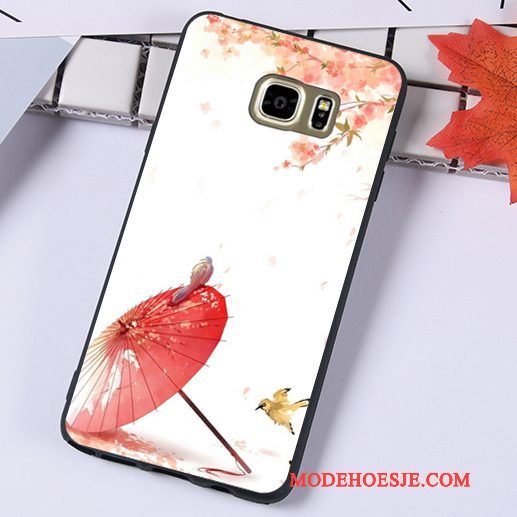 Hoesje Samsung Galaxy Note 5 Zakken Anti-fall Persoonlijk, Hoes Samsung Galaxy Note 5 Spotprent Telefoon Zwart