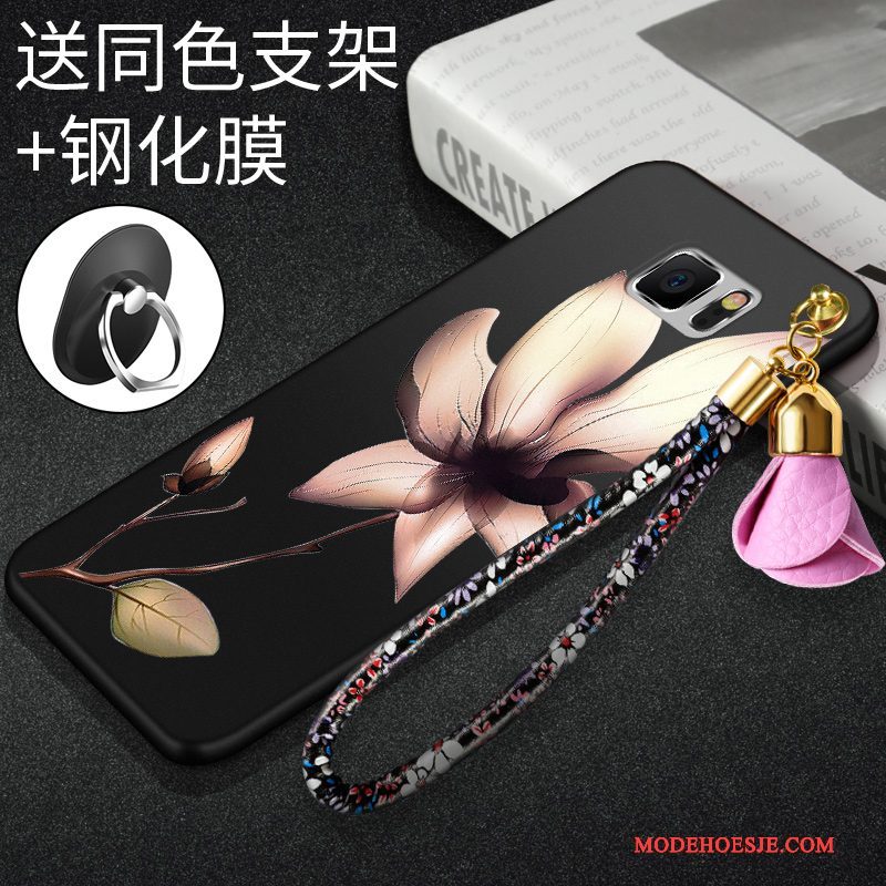 Hoesje Samsung Galaxy Note 5 Zakken Rood Dun, Hoes Samsung Galaxy Note 5 Bescherming Schrobbentelefoon