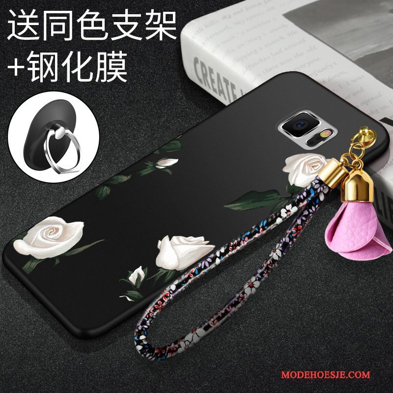 Hoesje Samsung Galaxy Note 5 Zakken Rood Dun, Hoes Samsung Galaxy Note 5 Bescherming Schrobbentelefoon