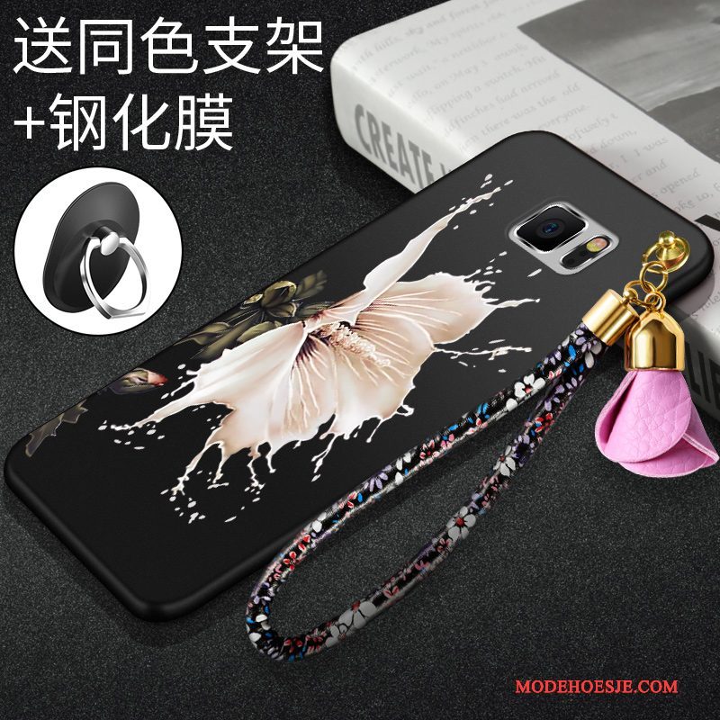 Hoesje Samsung Galaxy Note 5 Zakken Rood Dun, Hoes Samsung Galaxy Note 5 Bescherming Schrobbentelefoon