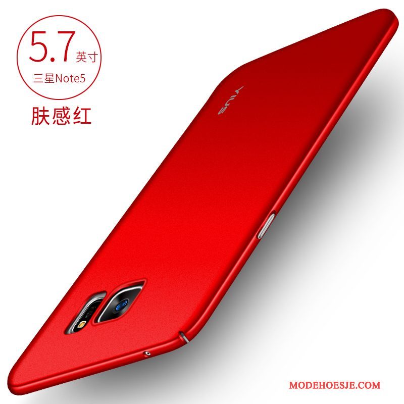 Hoesje Samsung Galaxy Note 5 Zakken Rood Zwart, Hoes Samsung Galaxy Note 5 Siliconen Hard Anti-fall