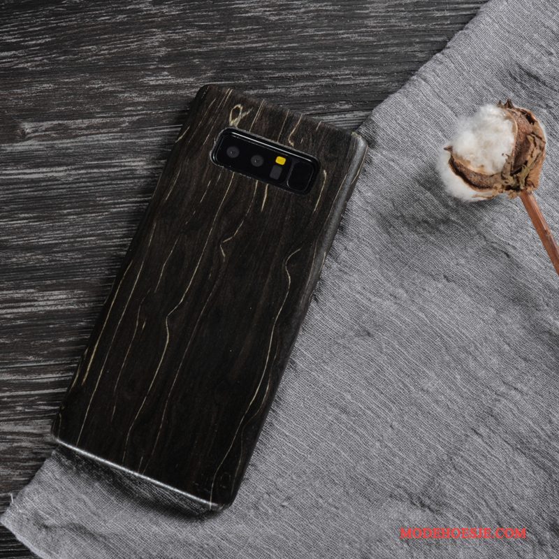 Hoesje Samsung Galaxy Note 8 Bescherming Hout Massief Hout, Hoes Samsung Galaxy Note 8 Telefoon