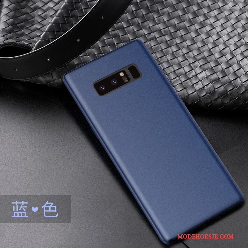 Hoesje Samsung Galaxy Note 8 Bescherming Patroontelefoon, Hoes Samsung Galaxy Note 8 Zacht Rood Schrobben