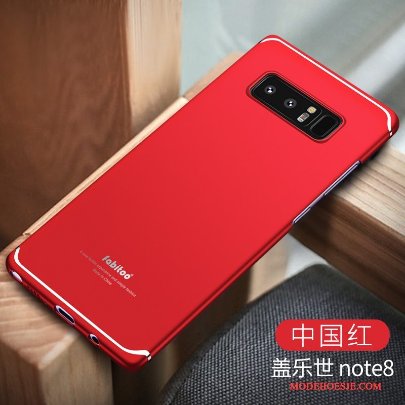 Hoesje Samsung Galaxy Note 8 Bescherming Schrobben Groen, Hoes Samsung Galaxy Note 8 Effen Kleurtelefoon