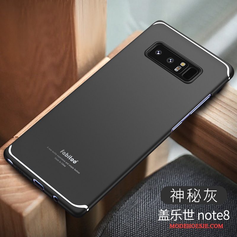 Hoesje Samsung Galaxy Note 8 Bescherming Schrobben Groen, Hoes Samsung Galaxy Note 8 Effen Kleurtelefoon