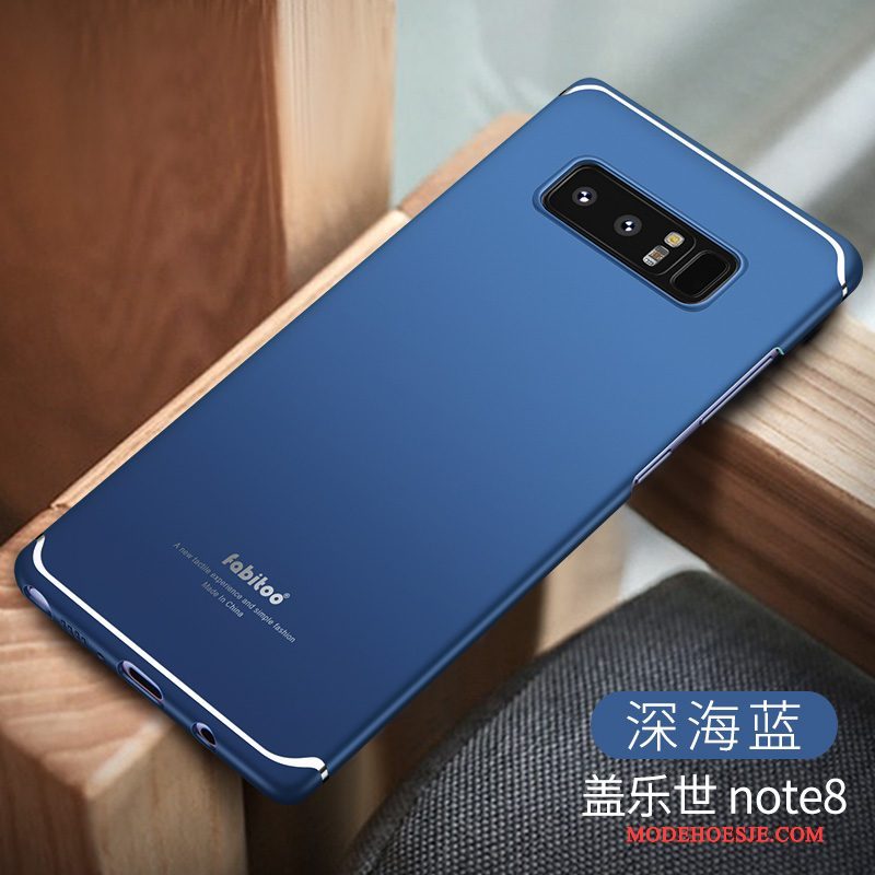 Hoesje Samsung Galaxy Note 8 Bescherming Schrobben Groen, Hoes Samsung Galaxy Note 8 Effen Kleurtelefoon