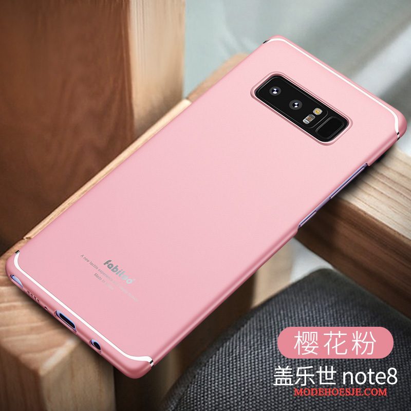 Hoesje Samsung Galaxy Note 8 Bescherming Schrobben Groen, Hoes Samsung Galaxy Note 8 Effen Kleurtelefoon