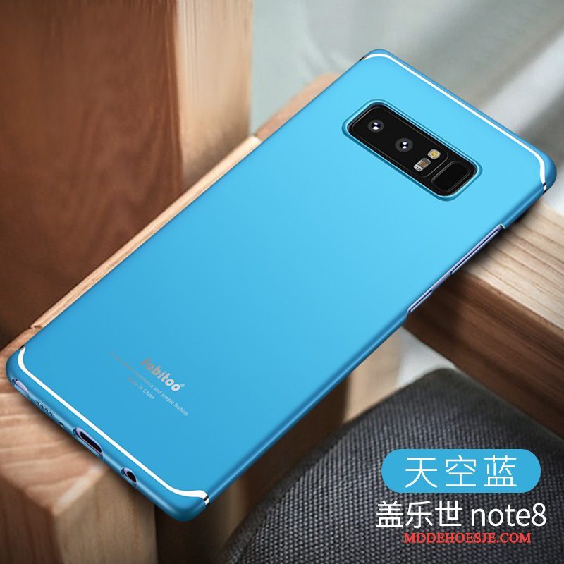 Hoesje Samsung Galaxy Note 8 Bescherming Schrobben Groen, Hoes Samsung Galaxy Note 8 Effen Kleurtelefoon