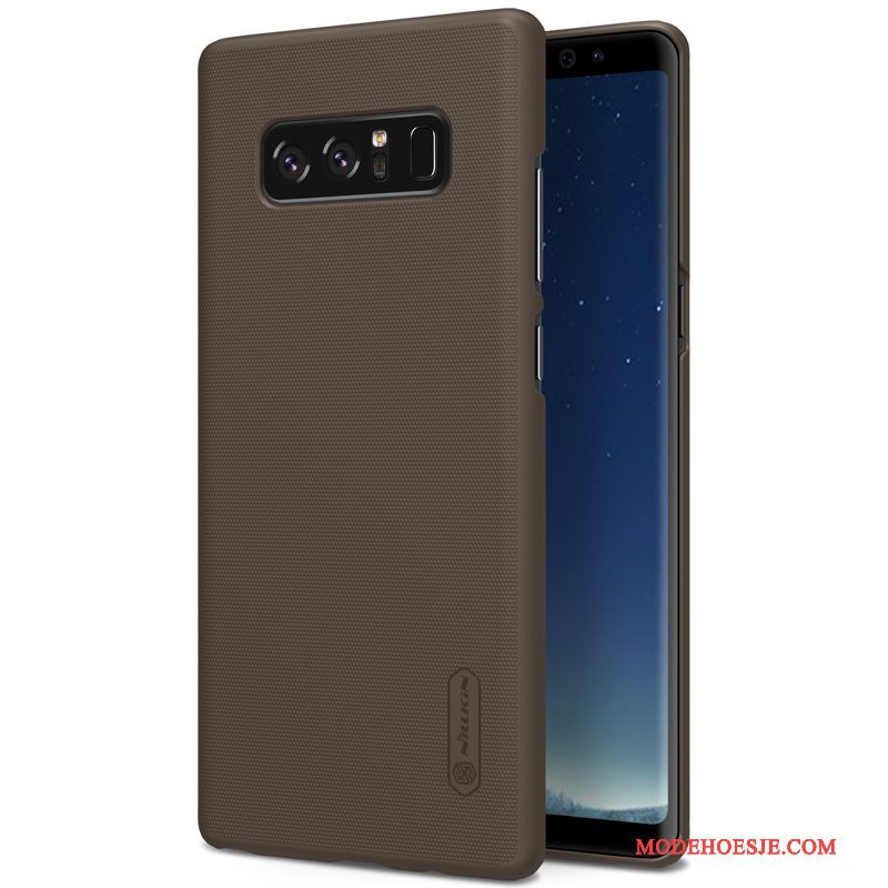 Hoesje Samsung Galaxy Note 8 Bescherming Schrobben Hard, Hoes Samsung Galaxy Note 8 Goudtelefoon