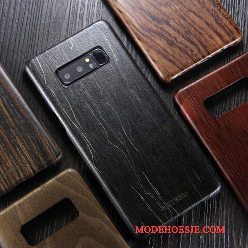 Hoesje Samsung Galaxy Note 8 Hout Hout Trendy Merk, Hoes Samsung Galaxy Note 8 Bescherming Telefoon Dun