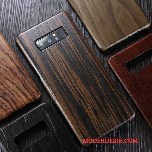 Hoesje Samsung Galaxy Note 8 Hout Hout Trendy Merk, Hoes Samsung Galaxy Note 8 Bescherming Telefoon Dun