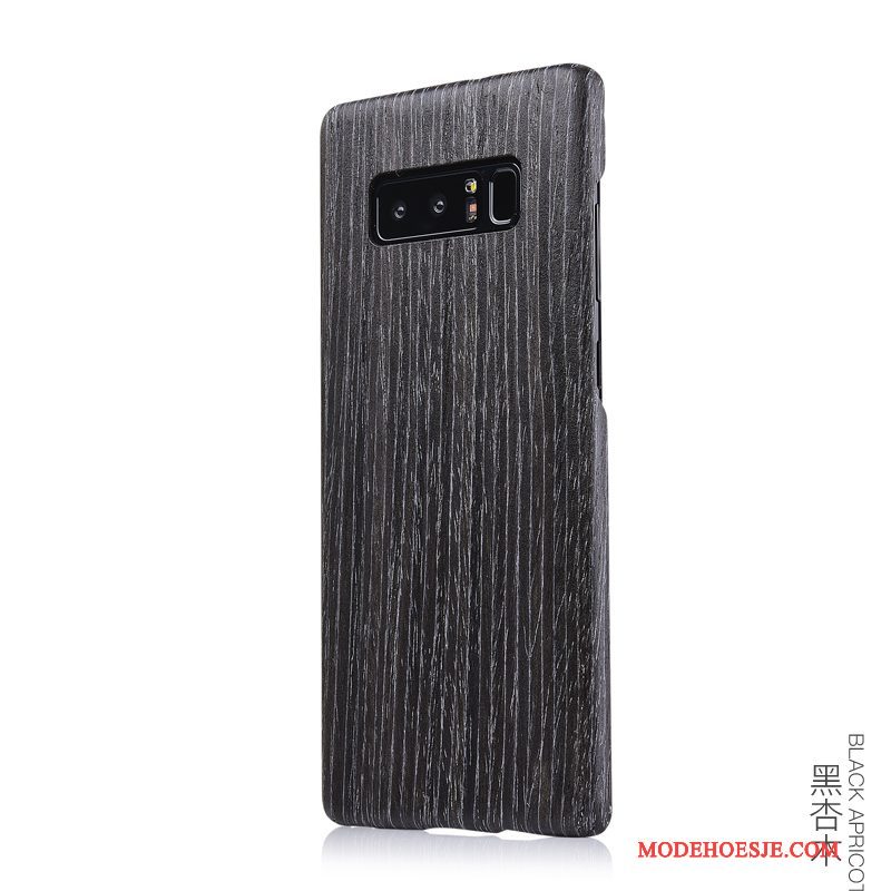 Hoesje Samsung Galaxy Note 8 Hout Massief Houttelefoon, Hoes Samsung Galaxy Note 8 Dun