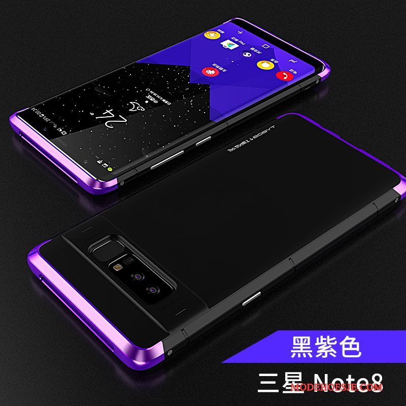 Hoesje Samsung Galaxy Note 8 Metaal Telefoon Dun, Hoes Samsung Galaxy Note 8 Zakken Trend Persoonlijk