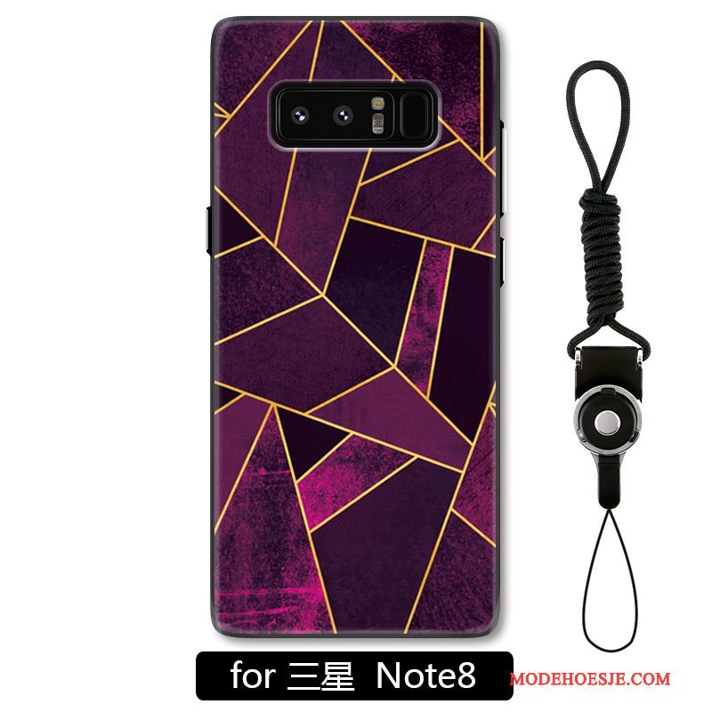 Hoesje Samsung Galaxy Note 8 Reliëf Anti-fall Hanger, Hoes Samsung Galaxy Note 8 Bescherming Hard Persoonlijk