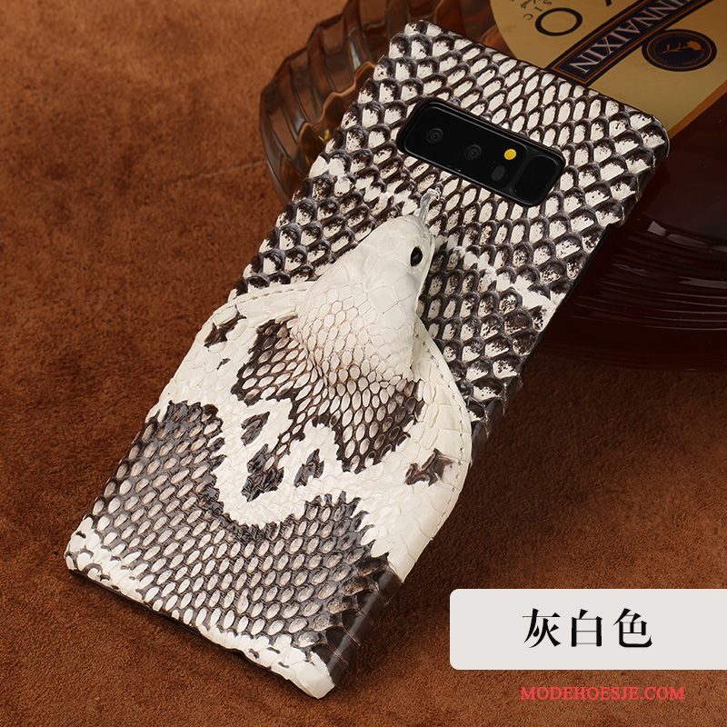 Hoesje Samsung Galaxy Note 8 Vintage Trend Pas, Hoes Samsung Galaxy Note 8 Leer Telefoon Elegante