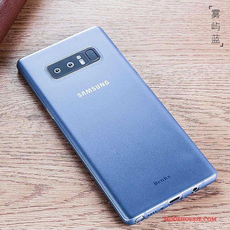 Hoesje Samsung Galaxy Note 8 Zacht Doorzichtig Schrobben, Hoes Samsung Galaxy Note 8 Bescherming Wit Bedrijf