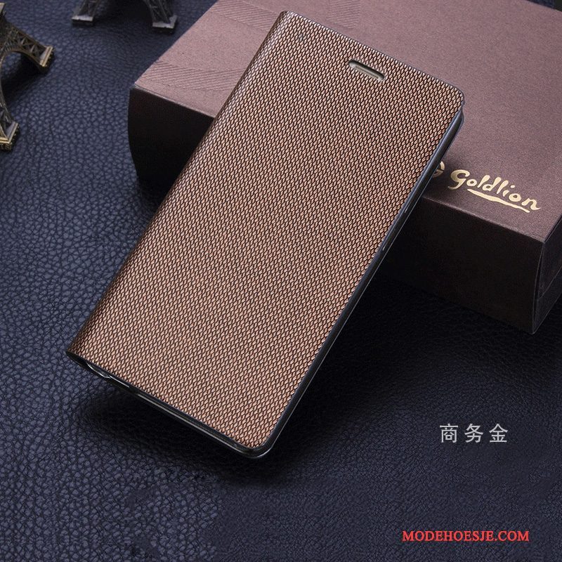 Hoesje Samsung Galaxy Note 8 Zakken Anti-fall Khaki, Hoes Samsung Galaxy Note 8 Bescherming Bedrijftelefoon