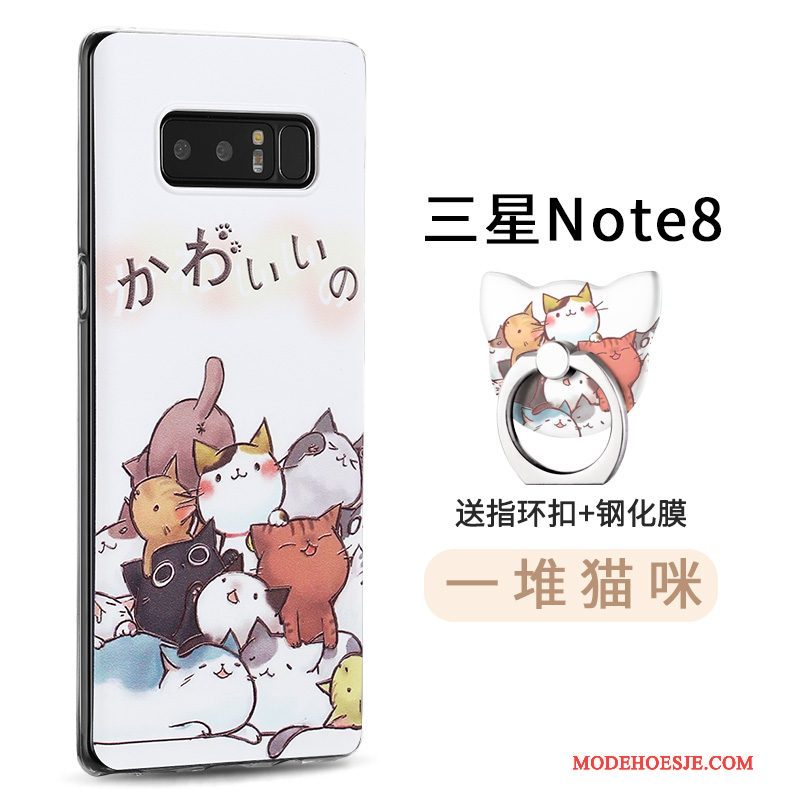 Hoesje Samsung Galaxy Note 8 Zakken Klittenband Dun, Hoes Samsung Galaxy Note 8 Kleur Persoonlijktelefoon