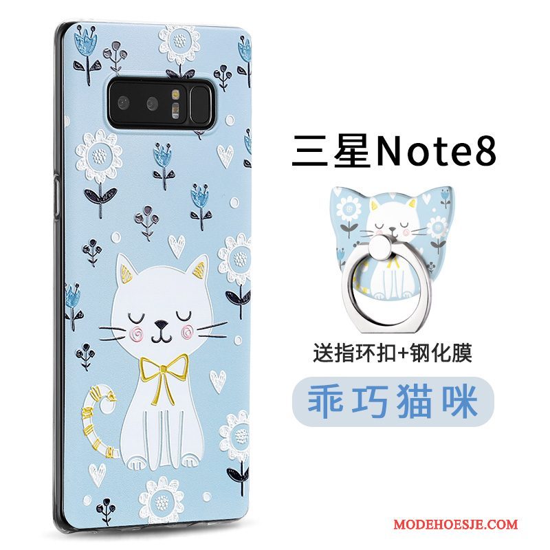 Hoesje Samsung Galaxy Note 8 Zakken Klittenband Dun, Hoes Samsung Galaxy Note 8 Kleur Persoonlijktelefoon