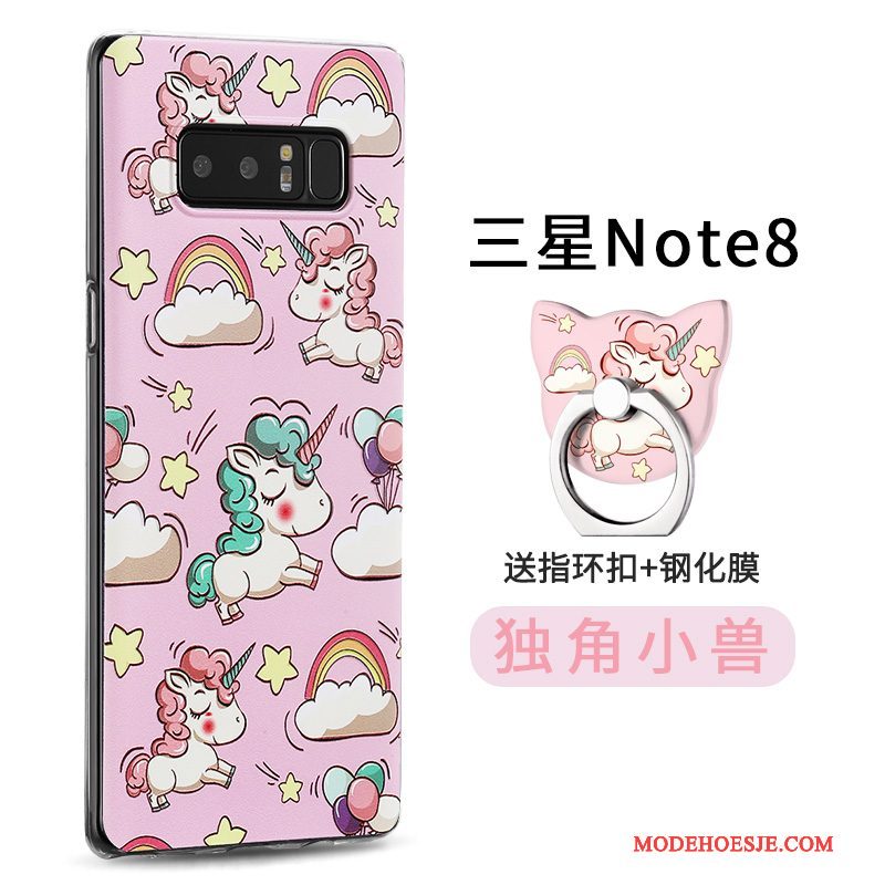 Hoesje Samsung Galaxy Note 8 Zakken Klittenband Dun, Hoes Samsung Galaxy Note 8 Kleur Persoonlijktelefoon