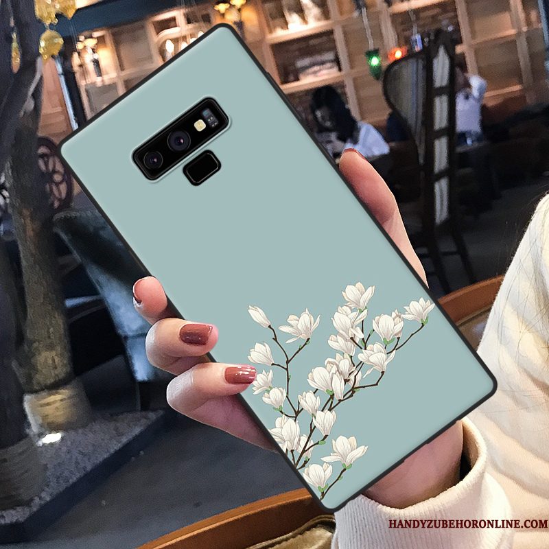 Hoesje Samsung Galaxy Note 9 Bescherming Anti-fall Beren, Hoes Samsung Galaxy Note 9 Zacht Mooie Doek