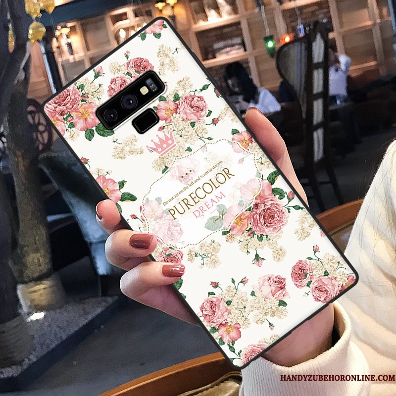 Hoesje Samsung Galaxy Note 9 Bescherming Anti-fall Beren, Hoes Samsung Galaxy Note 9 Zacht Mooie Doek