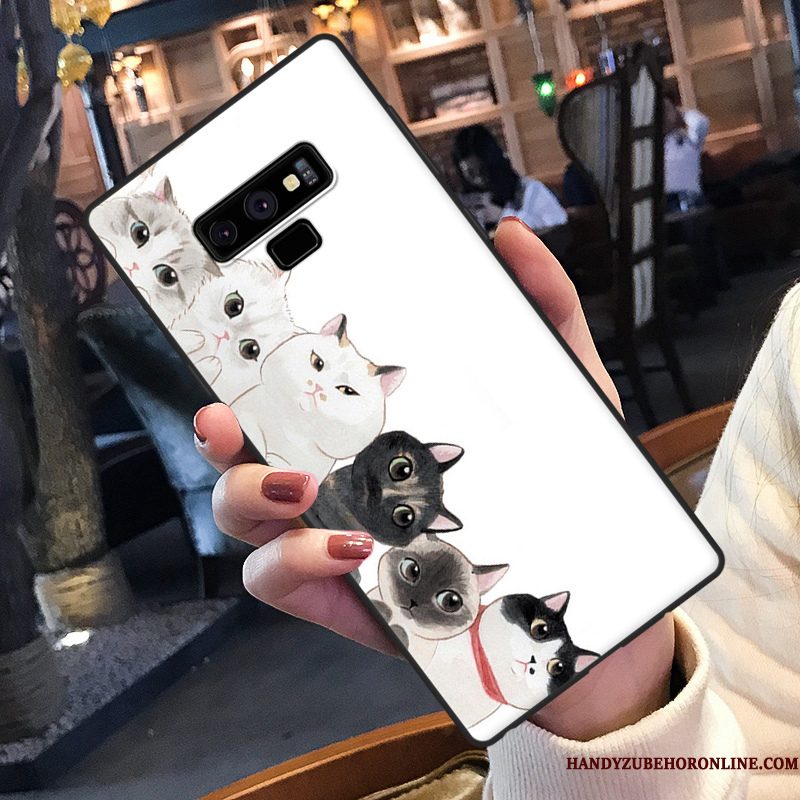 Hoesje Samsung Galaxy Note 9 Bescherming Anti-fall Beren, Hoes Samsung Galaxy Note 9 Zacht Mooie Doek