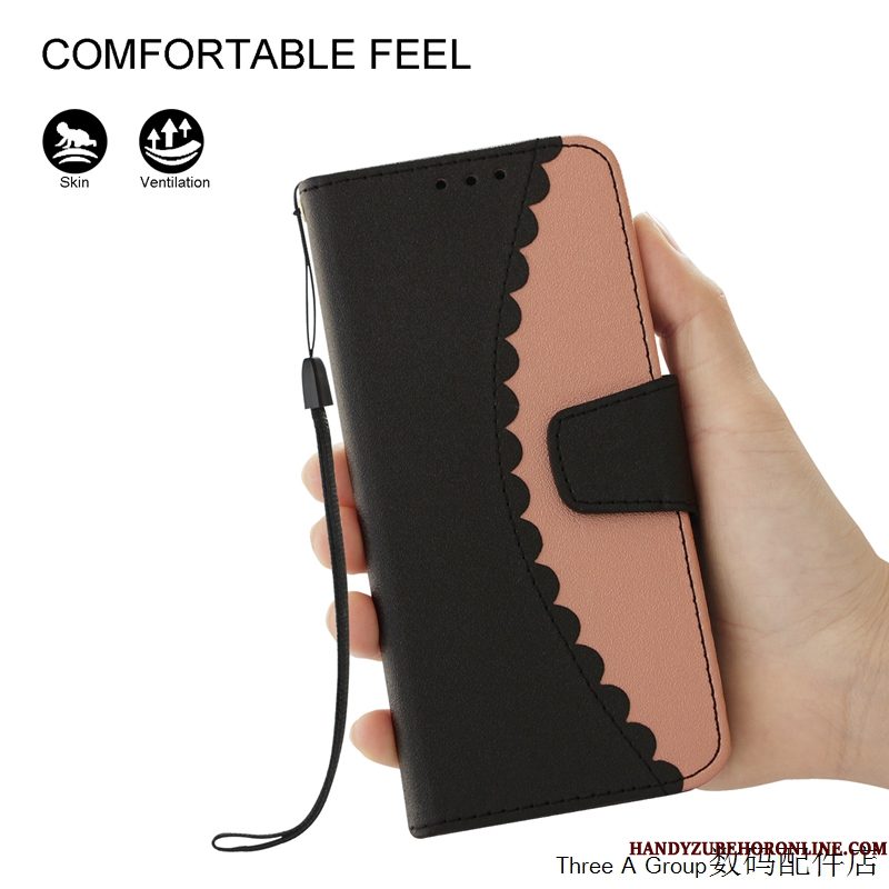 Hoesje Samsung Galaxy Note 9 Folio Telefoon Eenvoudige, Hoes Samsung Galaxy Note 9 Leer