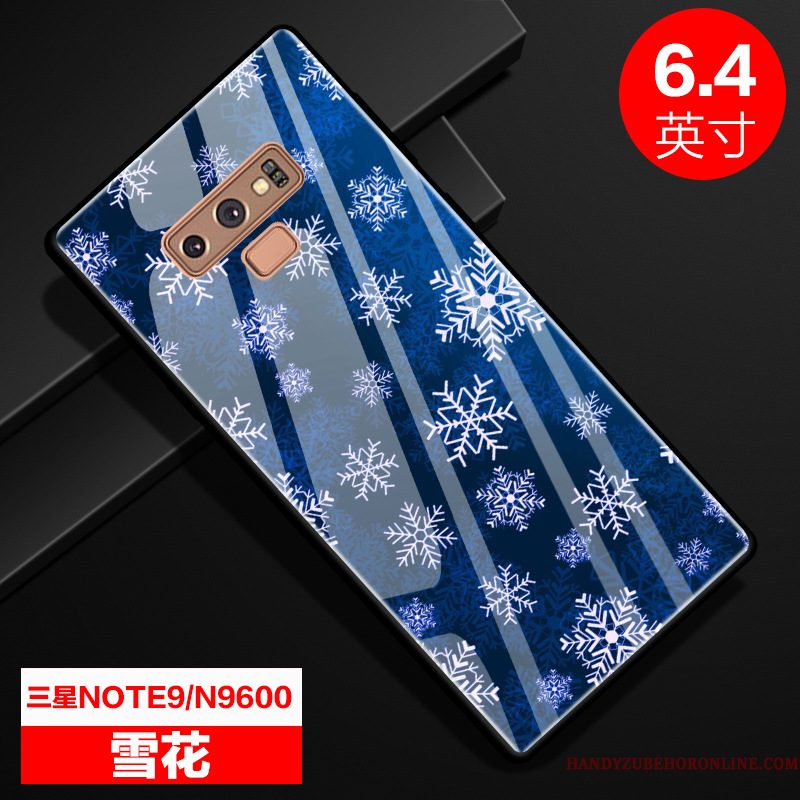 Hoesje Samsung Galaxy Note 9 Kleur Glas Spiegel, Hoes Samsung Galaxy Note 9 Bescherming Persoonlijk Gekleurde