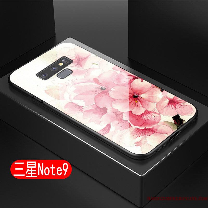 Hoesje Samsung Galaxy Note 9 Zacht Anti-fall Kunst, Hoes Samsung Galaxy Note 9 Zakken Geel Hard