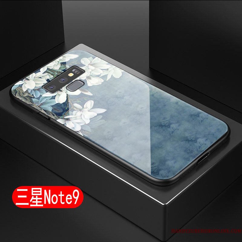 Hoesje Samsung Galaxy Note 9 Zacht Anti-fall Kunst, Hoes Samsung Galaxy Note 9 Zakken Geel Hard