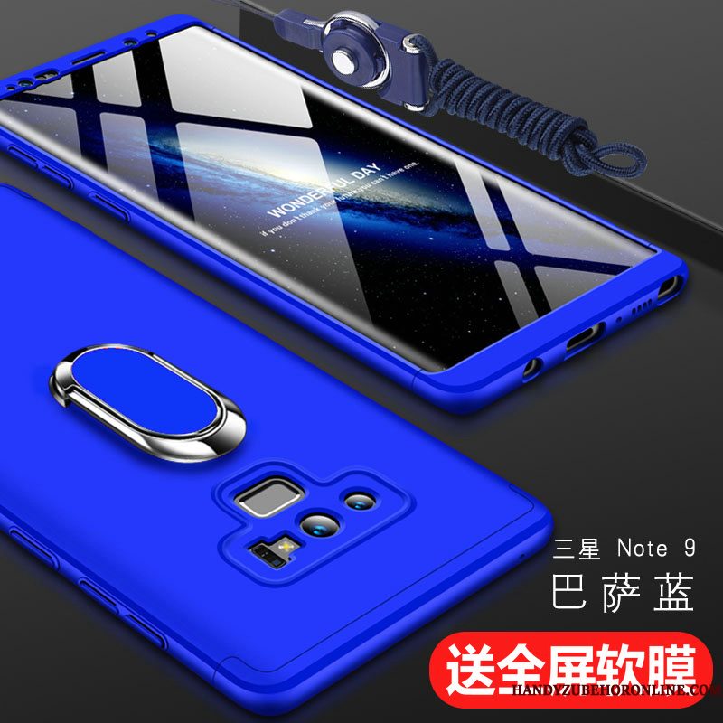 Hoesje Samsung Galaxy Note 9 Zakken Anti-fall Blauw, Hoes Samsung Galaxy Note 9 Bescherming Hard Dun
