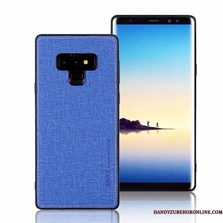 Hoesje Samsung Galaxy Note 9 Zakken Grijs Bedrijf, Hoes Samsung Galaxy Note 9 Bescherming Telefoon Patroon