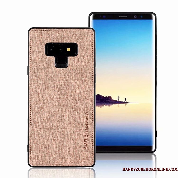 Hoesje Samsung Galaxy Note 9 Zakken Grijs Bedrijf, Hoes Samsung Galaxy Note 9 Bescherming Telefoon Patroon